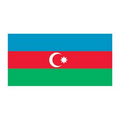 Flag of Azerbaijan Temporary Tattoo (1.5"x2")
